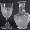 Frosted Goblet and Carafe