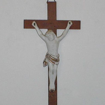 Catholic Cross - Porcelain