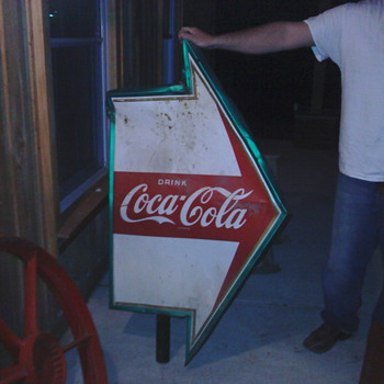 coke sign - Coca-Cola
