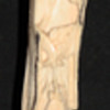 Old Asian bone carving/girl with compartment through head revealing miniscule animal carvings on seeds.