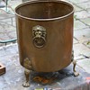 Very large brass planter