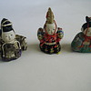 Three Japanese festival(Hina) dolls