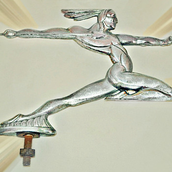 Indian Hunter Mascot, Vintage Hood Ornament, circa early 1930's - Art Deco