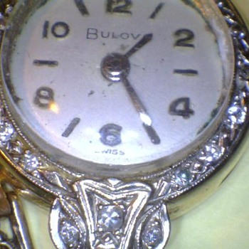 Bulova ladies Diamond and Gold watch