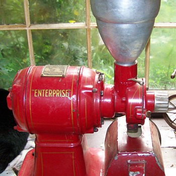 Old Enterprise coffee grinder