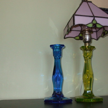 CO-OPERATIVE FLINT GLASS Co. Candlestick -Large Socket Practicability