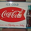 1963 ICE COLD Coca Cola Bottle Sign 
