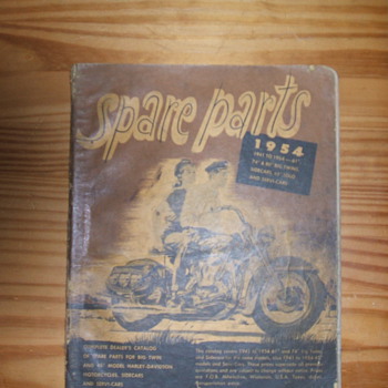 1954 Harley-Davidson Dealers Parts list and Price list
