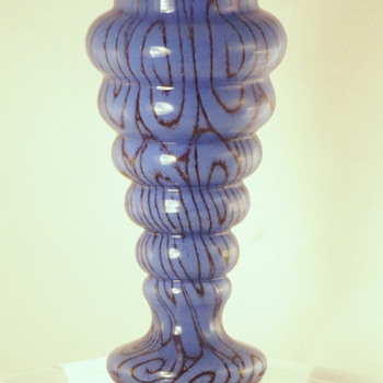 Art Deco Era production - Bohemian or Bavarian? - A New Color For Me - Art Glass