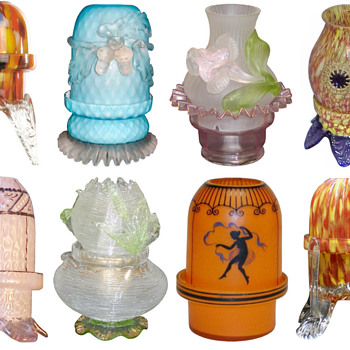 Bohemian Fairy/candle Lamps - Art Glass