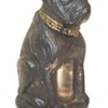 Black painted Bulldog Jar with screw-on bottom lid