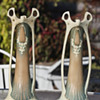 Art Nouveau lamp bases or vases?