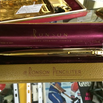 Ronson Penciliter - Tobacciana