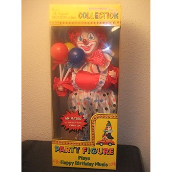 Telco Motion-ettes Collection Party Figure Battery Operated Clown