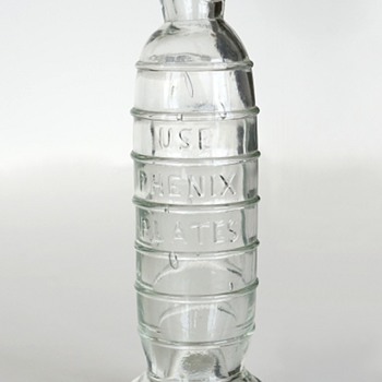 Early Glassware Container for Collodion Photographic Chemistry