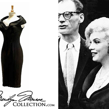 Marilyn Monroe's Personal Black Silk Cocktail Dress - Womens Clothing