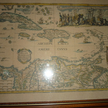 Old Carib maps - Posters and Prints