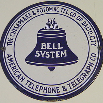 Chesapeake and Potomac Tel. Co. of Balto. City Hubcap