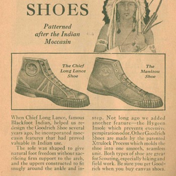 1932 Goodrich Sport Shoes Advertisement