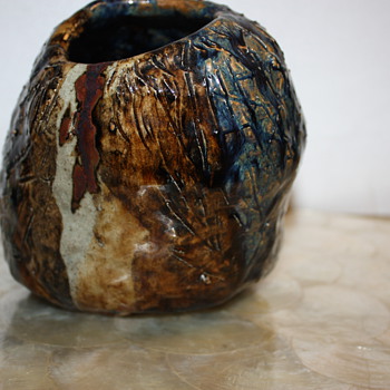 Free Form Abstract Glazed Pottery - Art Pottery