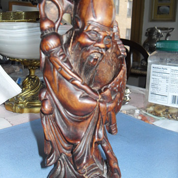 Antique Hand Carved Chinese Iconography