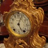 Rare Seth Thomas 1870s Gilded Rococo Mantle Clock