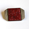 Small art deco flower brooch