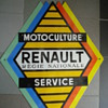 porcelain sign renault tractor