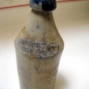 Pentucket Ale stoneware bottle