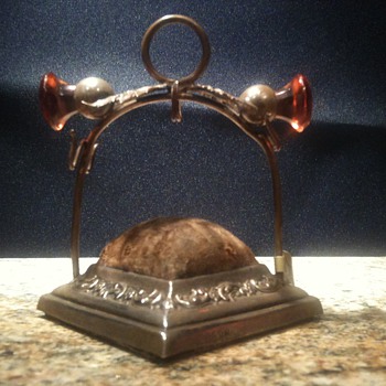 Purchased at Auction Today - Vintage Sterling Silver Holder for Stick Pins?? - Victorian Era