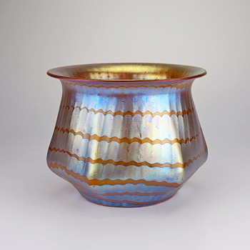 early Loetz Phänomen Genre 7506 circa 1898 - Art Glass