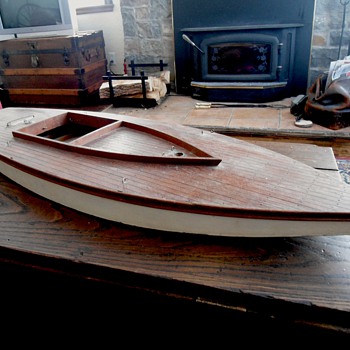 Hand Crafted Sailboat 1930's - Toys