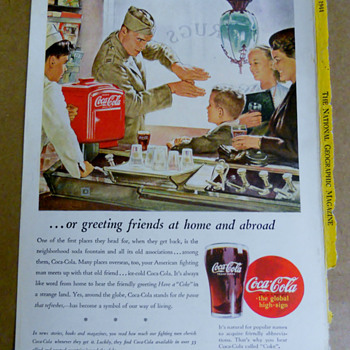 A Coca-Cola poster family remembers WW II days... - Coca-Cola