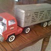 Structo Cattle Company Trailer on a Tonka Fire Truck