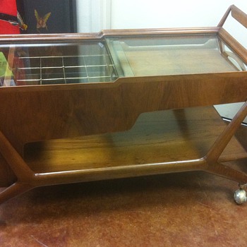 Italian Mid Century Bar Cart Mystery Item