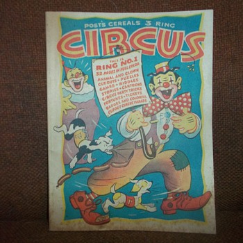 1946 POST CEREAL CIRCUS BOOK - Books