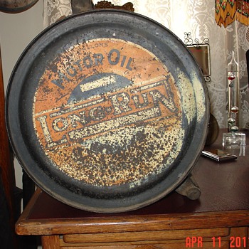 Long-Run...Five Gallon Oil Rocker Can...1920's - Petroliana