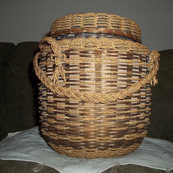 Native American  Penobscot String Basket