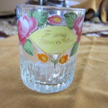 Stiegel Mug - Painted - Glassware