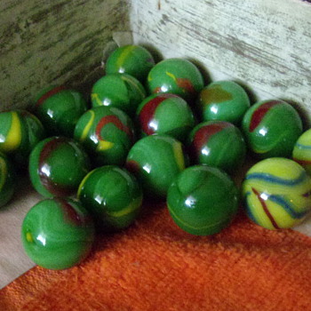 Vintage Assorted Marbles - Art Glass