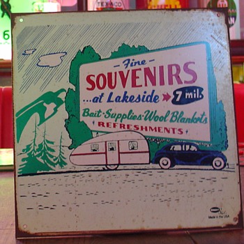Camping...Tin Sign - Signs