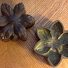 Antique cast iron and brass sheet metal stamp