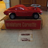 1966 corvette minature corvette promo toy car