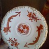 ANTIQUE MEISSEN RED DRAGON SAUCER