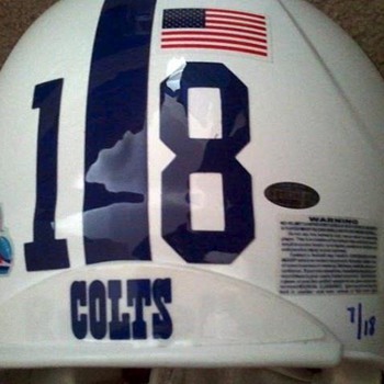 SB XLI 7 OF 18 Peyton Manning Helmet....