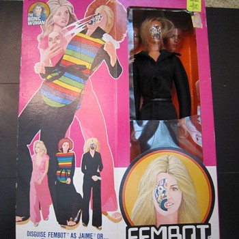 1977 The Bionic Woman Fembot Action Figure By Kenner In Original Box
