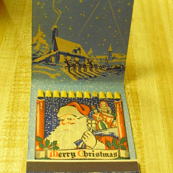 Old Christmas matches - Tobacciana