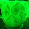 Fenton Green Water Lily Bowl