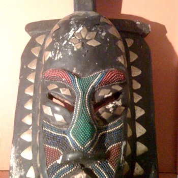 Mask made in Ghana