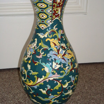 Stunning quality art nouveau/deco French? vase - Art Nouveau